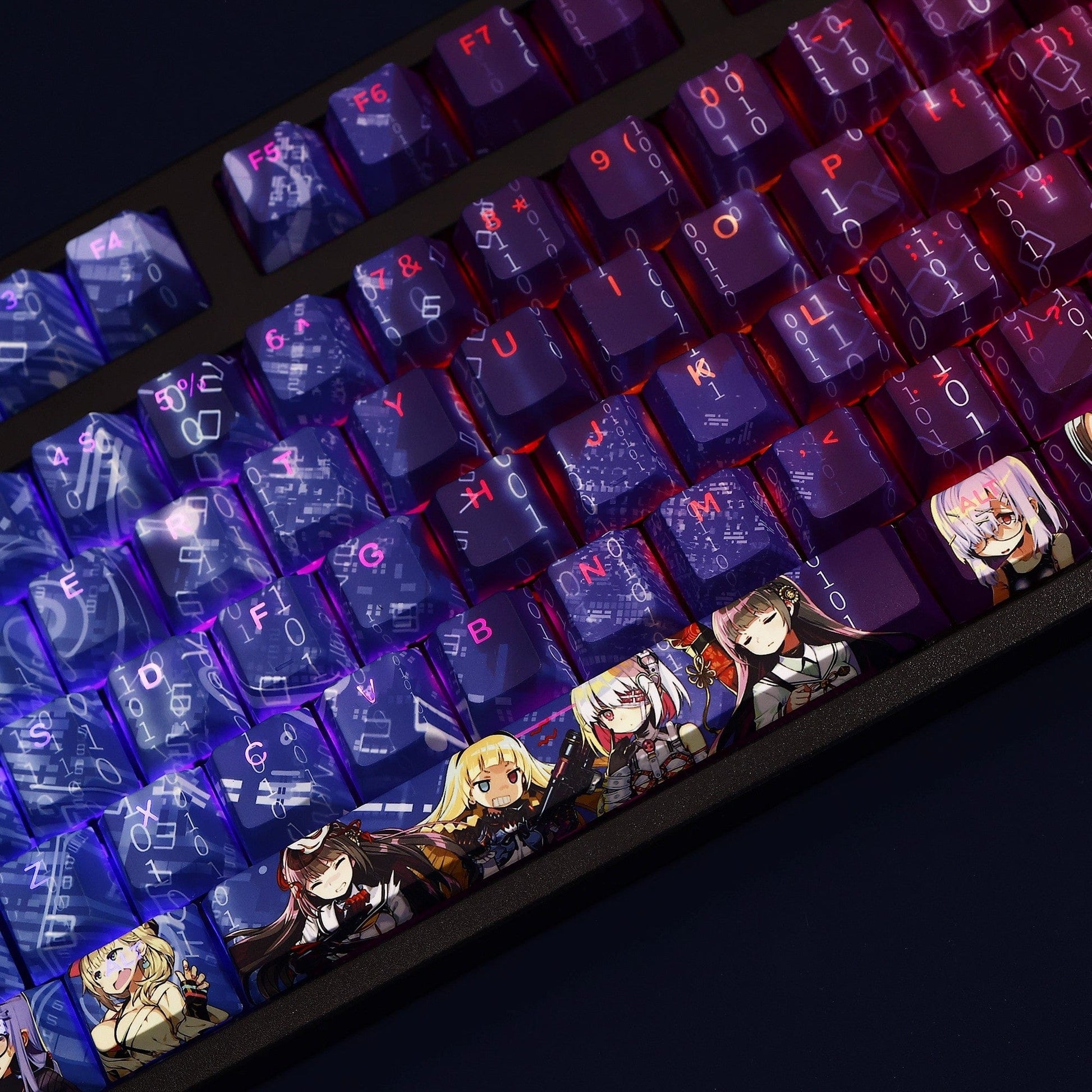 My Anime Keycaps Complete Set Dohna Dohna: Let's Do Bad Things Together Backlit Keycap Set