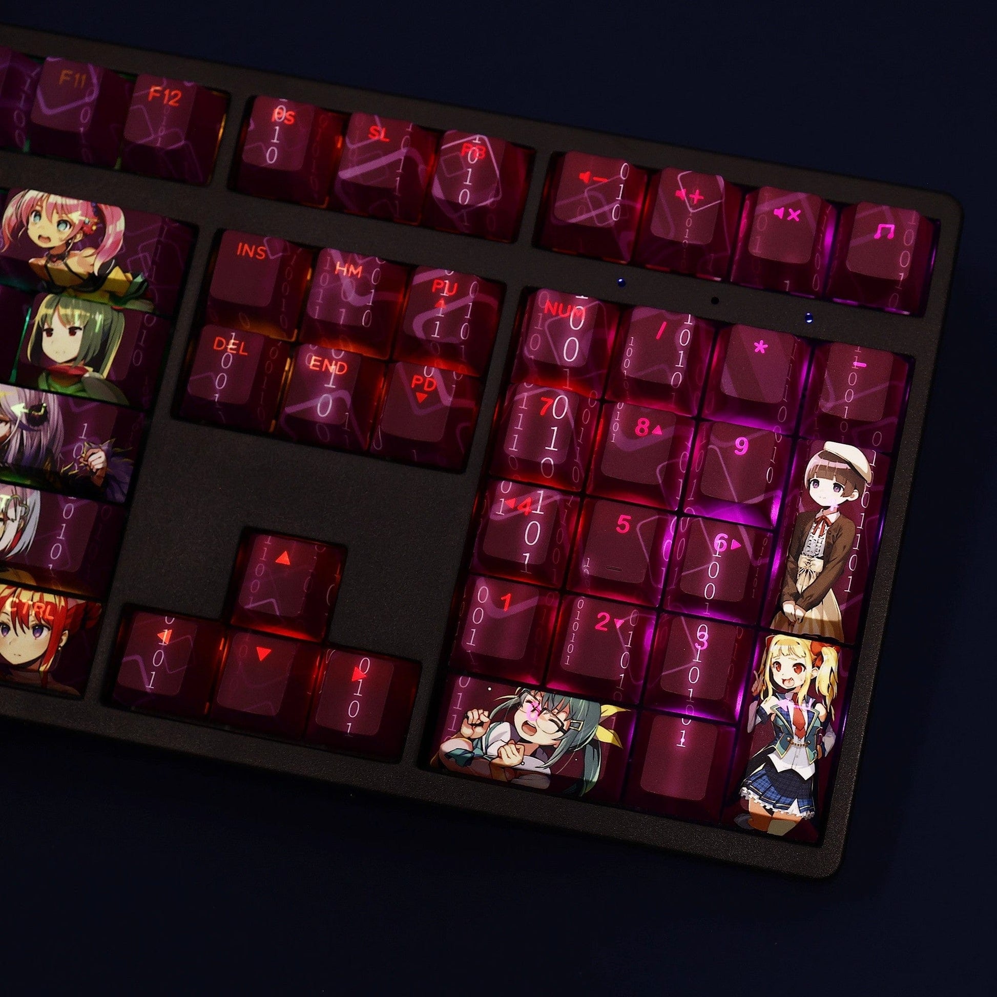 My Anime Keycaps Complete Set Dohna Dohna: Let's Do Bad Things Together Backlit Keycap Set