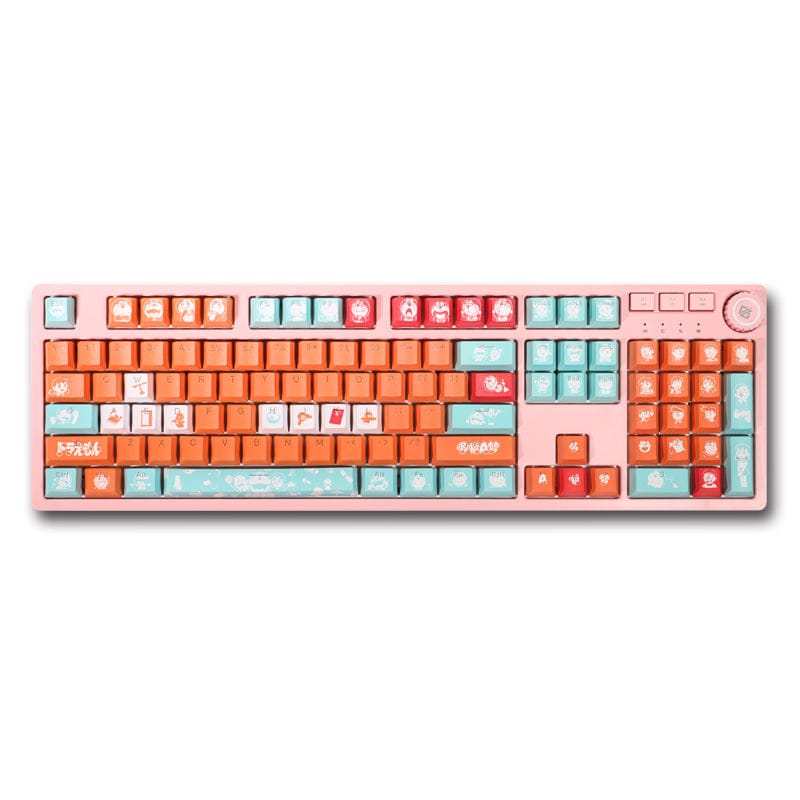 My Anime Keycaps Complete Set Doraemon: Orange Backlit Keycap Set