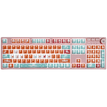 My Anime Keycaps Complete Set Doraemon: Orange Backlit Keycap Set