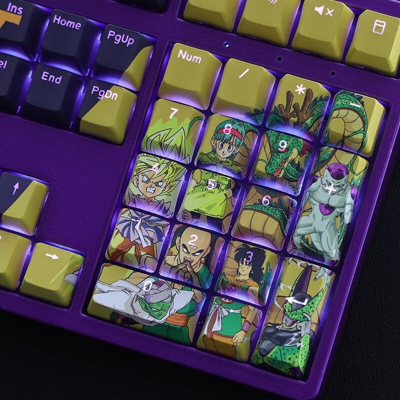 My Anime Keycaps Complete Set Dragon Ball: Backlit Keycap Set