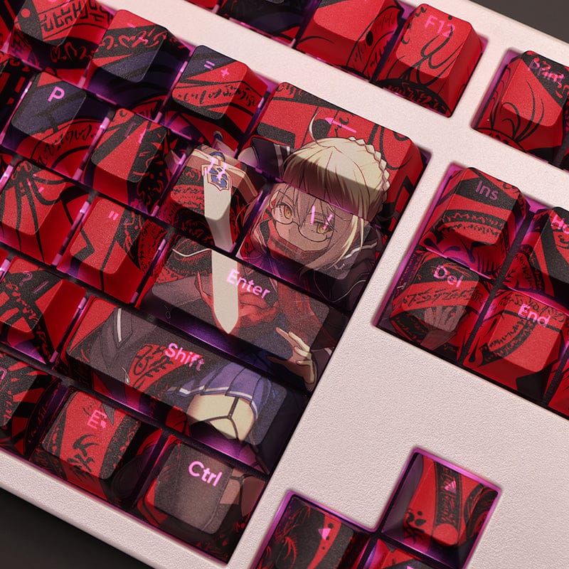 My Anime Keycaps Complete Set Fate: Mysterious Heroine X Backlit Keycap Set