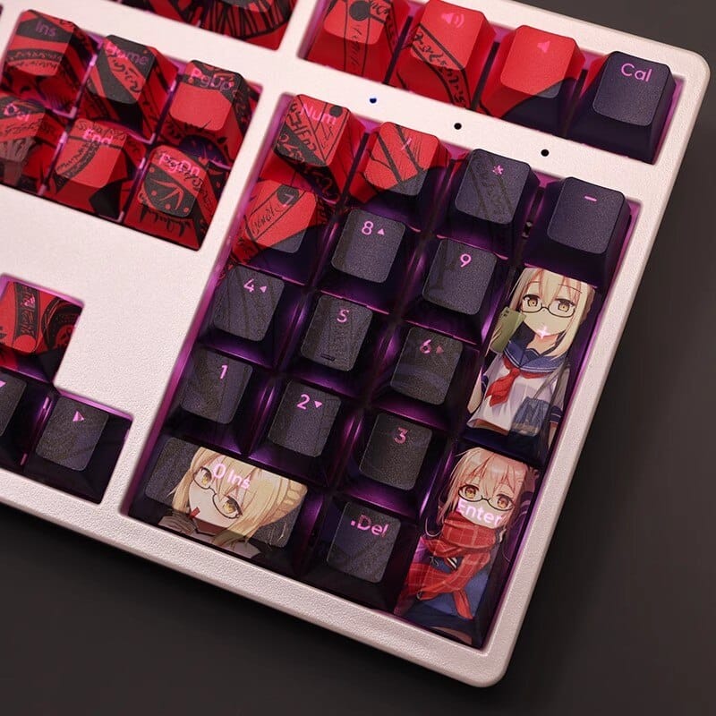 My Anime Keycaps Complete Set Fate: Mysterious Heroine X Backlit Keycap Set