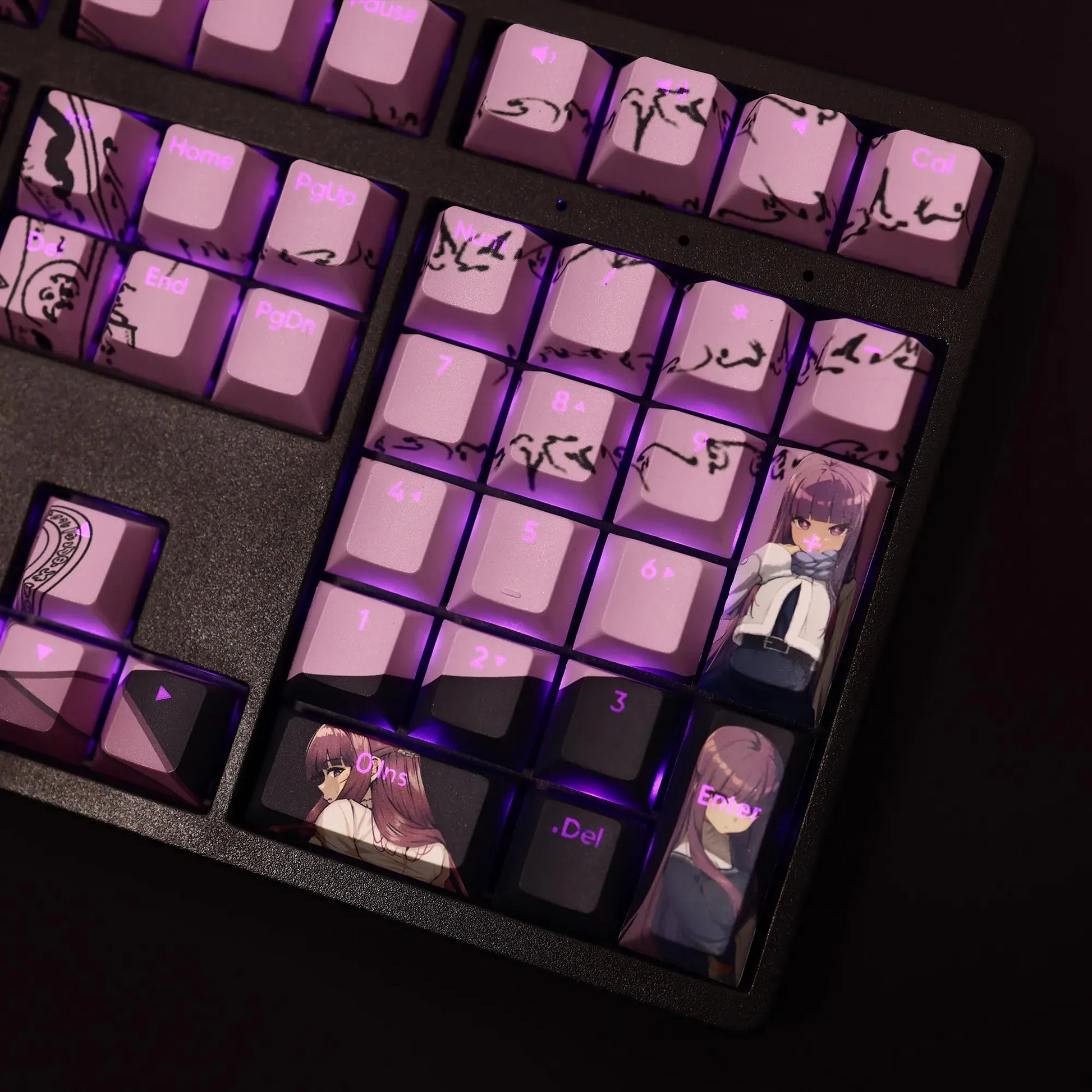 My Anime Keycaps Complete Set Frieren Beyond Journey's End: Fern Backlit Keycap Set