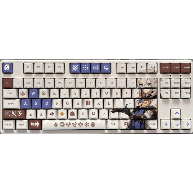My Anime Keycaps Complete Set Genshin Impact: Albedo OEM Keycap Set
