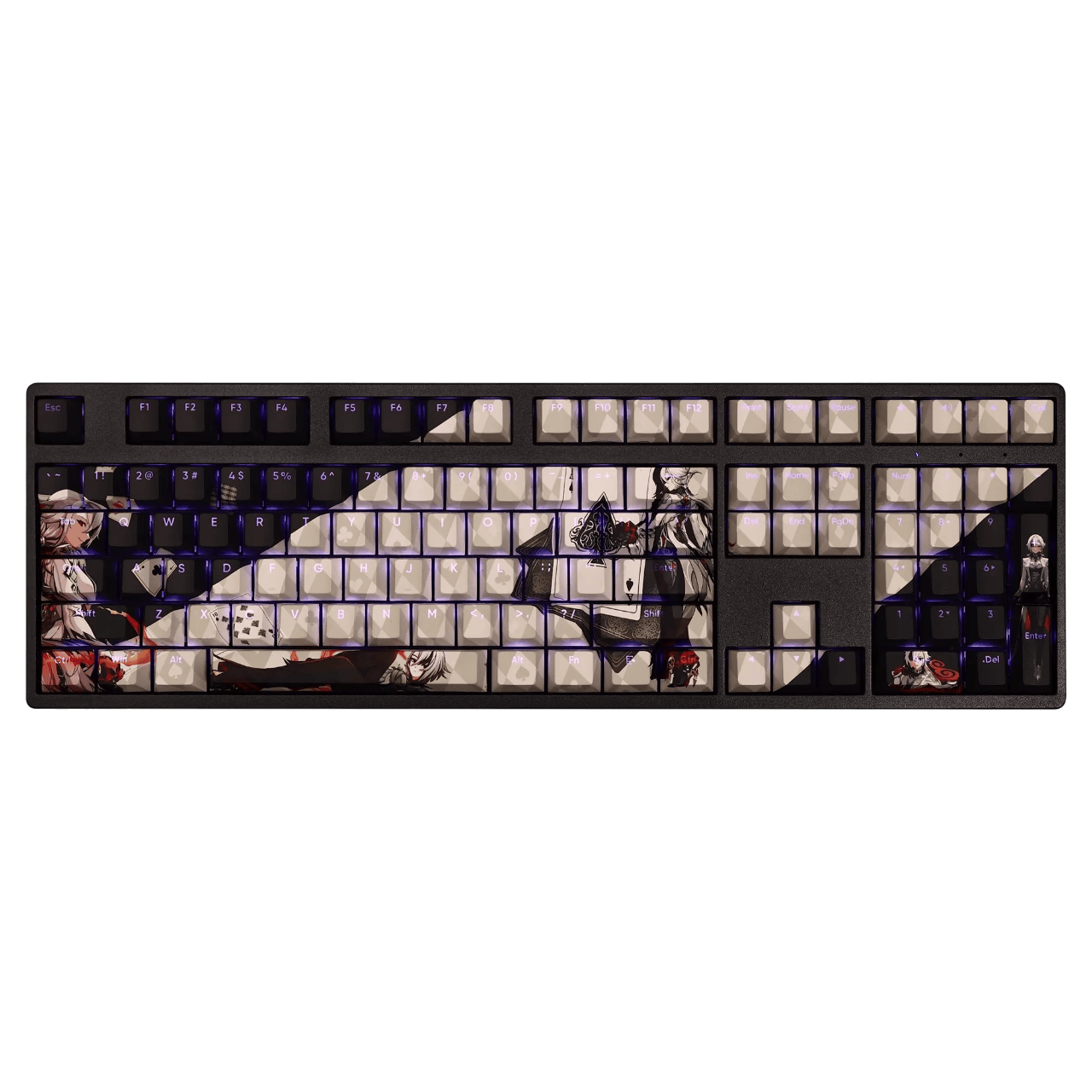 My Anime Keycaps Complete Set Genshin Impact: Arlecchino Backlit Keycap Set