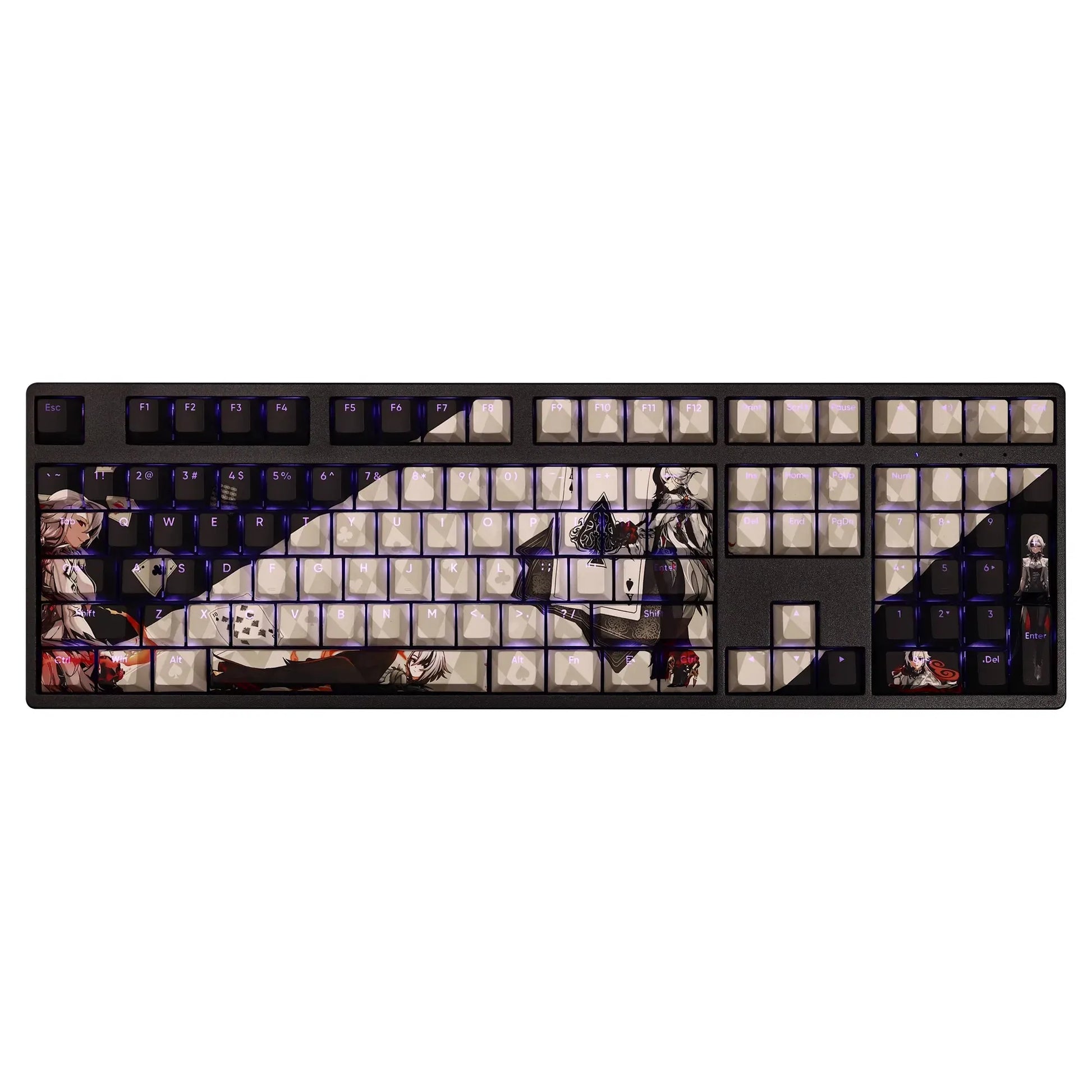 My Anime Keycaps Complete Set Genshin Impact: Arlecchino Backlit Keycap Set