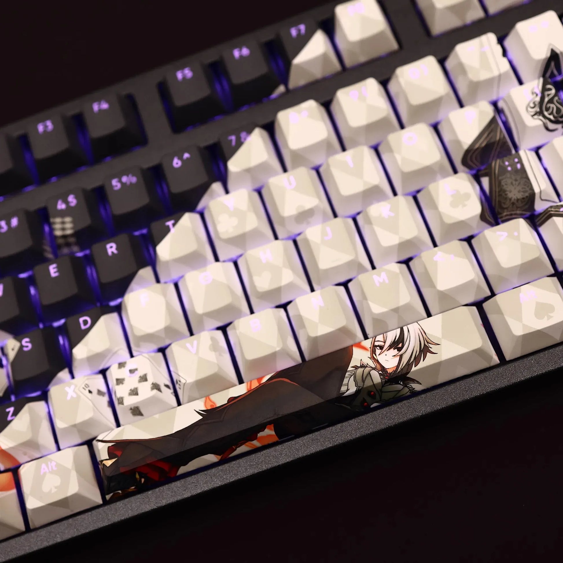 My Anime Keycaps Complete Set Genshin Impact: Arlecchino Backlit Keycap Set