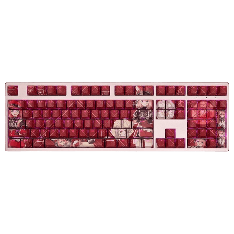 My Anime Keycaps Complete Set Genshin Impact: Charlotte Backlit Keycap Set