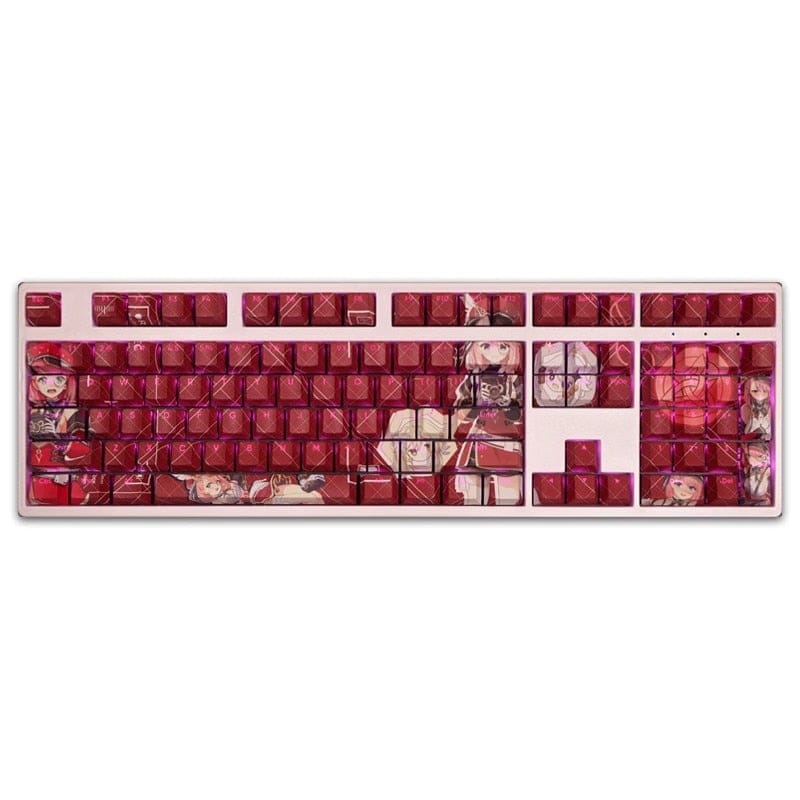 My Anime Keycaps Complete Set Genshin Impact: Charlotte Backlit Keycap Set