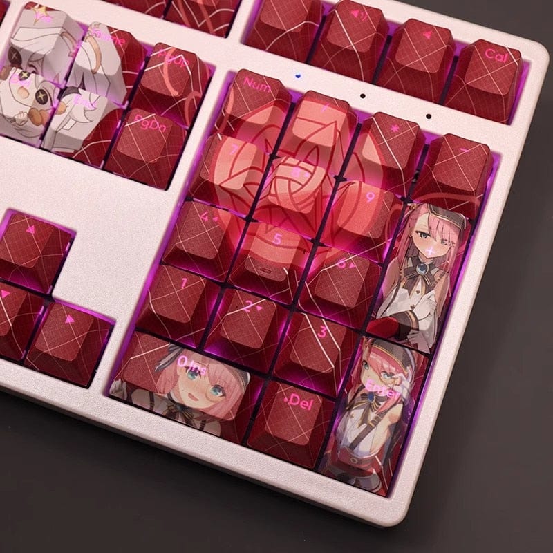 My Anime Keycaps Complete Set Genshin Impact: Charlotte Backlit Keycap Set