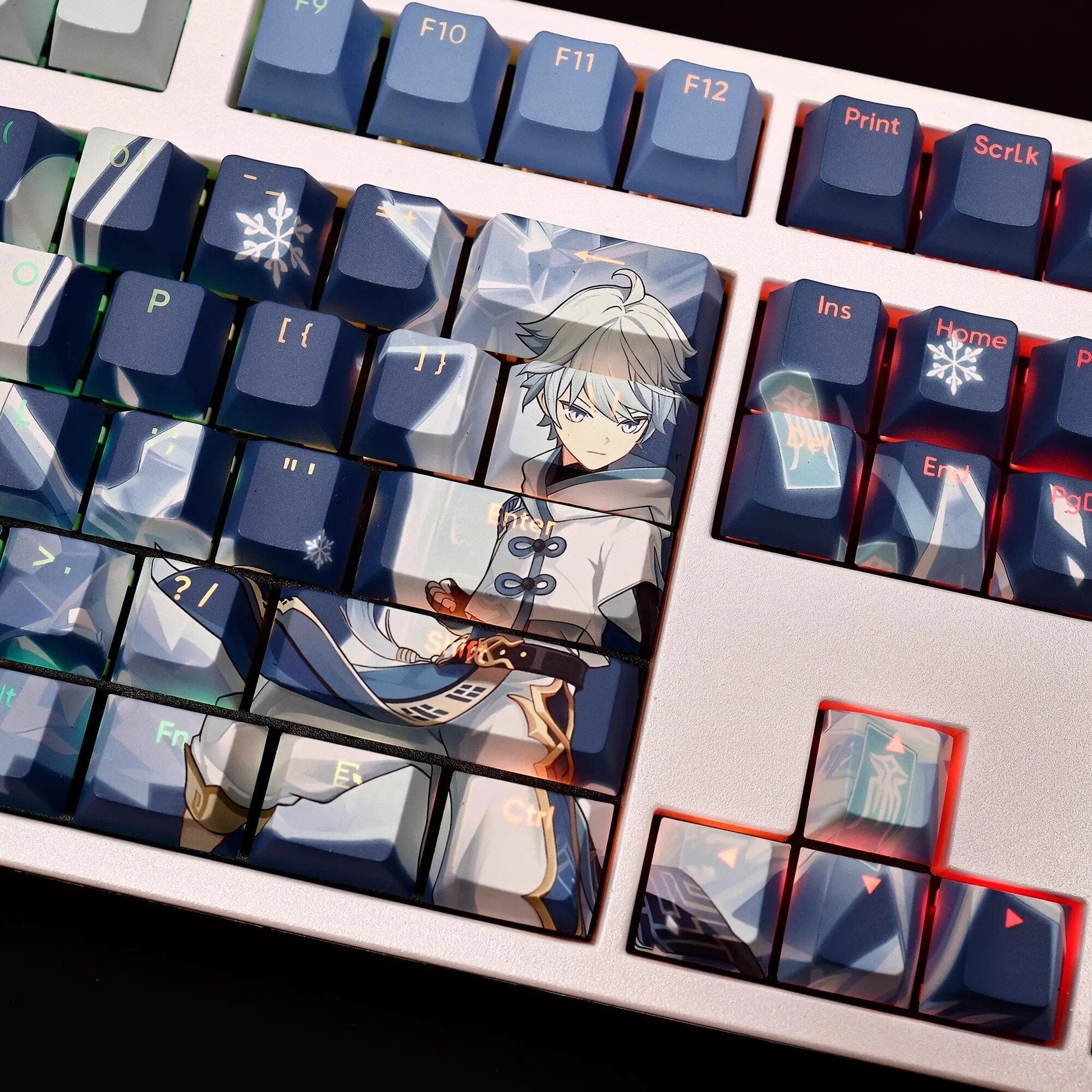 My Anime Keycaps Complete Set Genshin Impact: Chongyun Backlit Keycap Set