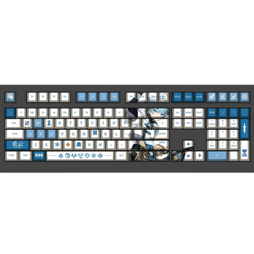 My Anime Keycaps Complete Set Genshin Impact: Chongyun OEM Keycap Set