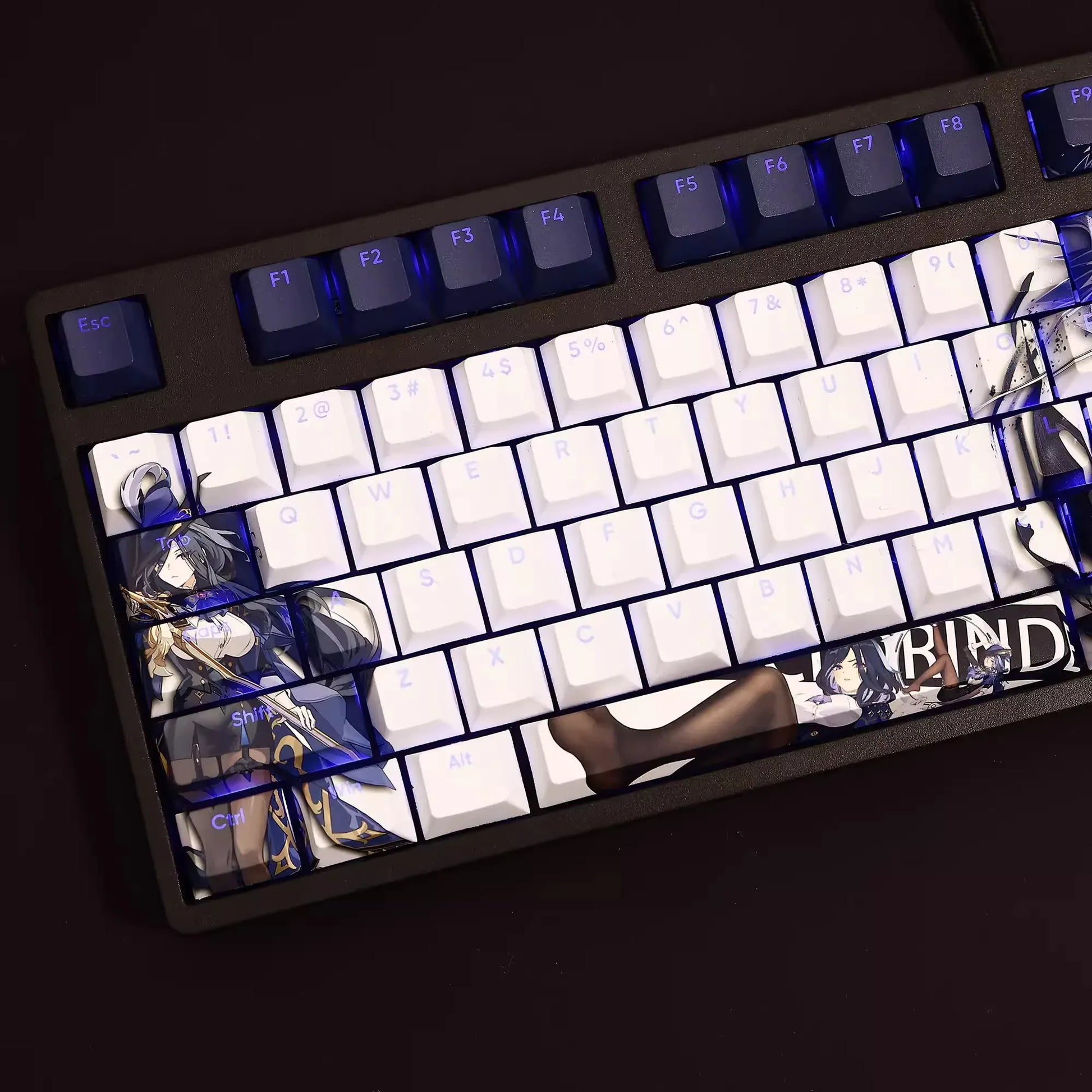My Anime Keycaps Complete Set Genshin Impact: Clorinde Backlit Keycap Set