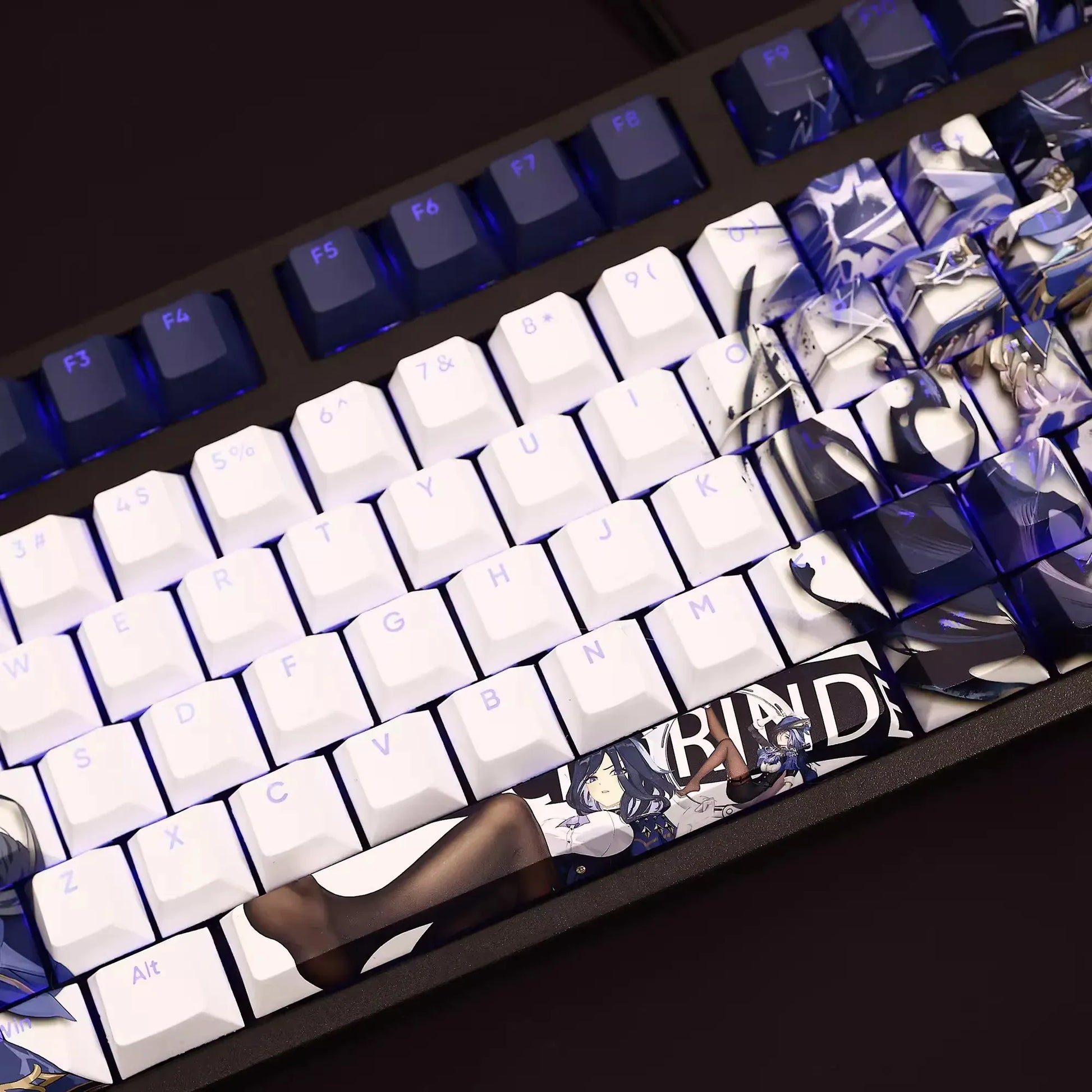 My Anime Keycaps Complete Set Genshin Impact: Clorinde Backlit Keycap Set