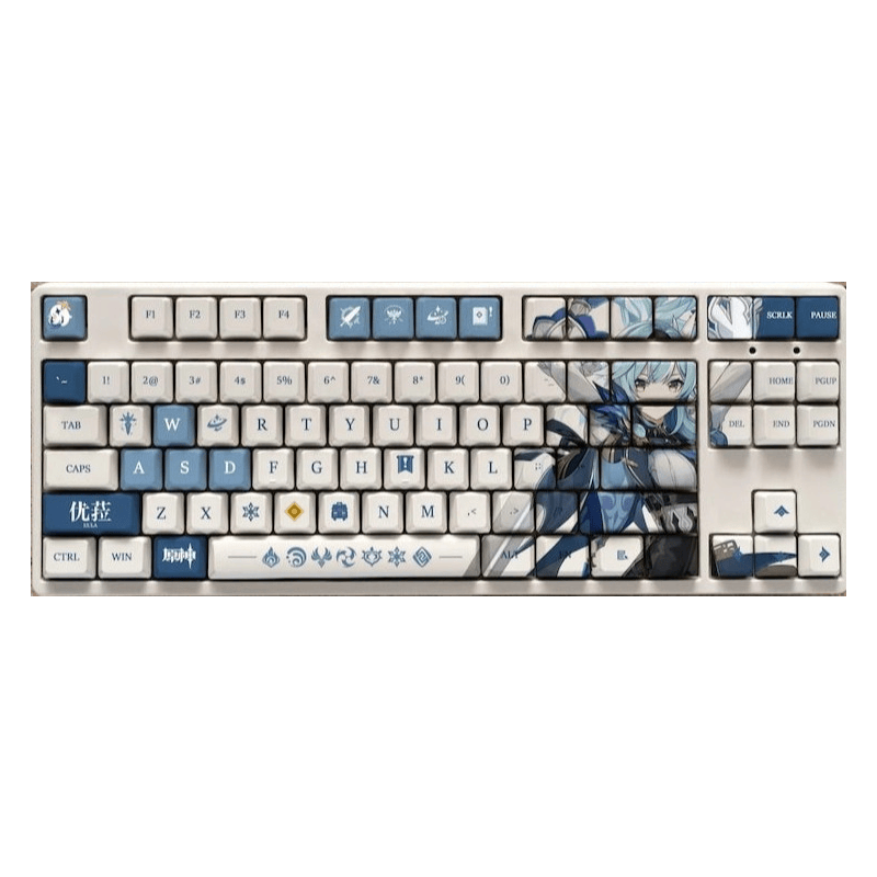 My Anime Keycaps Complete Set Genshin Impact: Eula OEM Keycap Set
