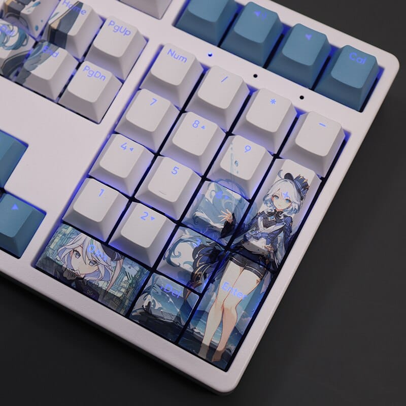 My Anime Keycaps Complete Set Genshin Impact: Focalors Backlit Keycap Set