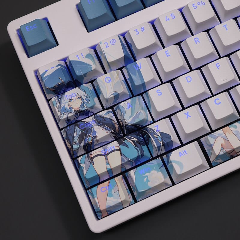 My Anime Keycaps Complete Set Genshin Impact: Focalors Backlit Keycap Set