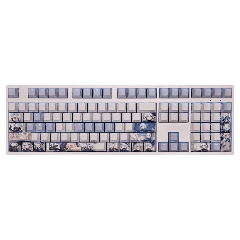 My Anime Keycaps Complete Set Genshin Impact: Focalors White Backlit Keycap Set