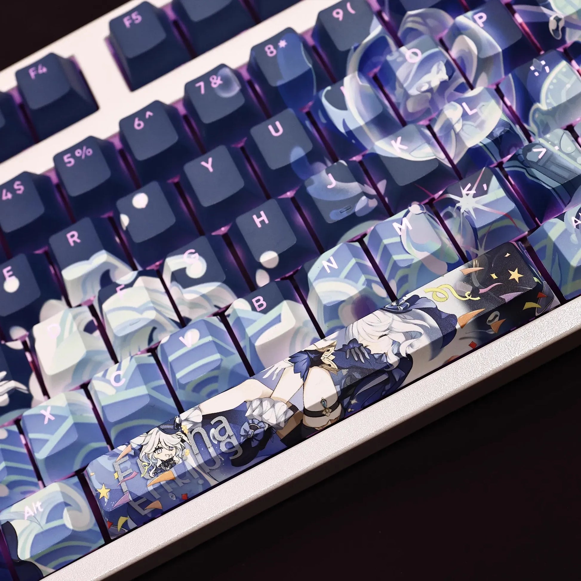 My Anime Keycaps Complete Set Genshin Impact: Furina Backlit Keycap Set