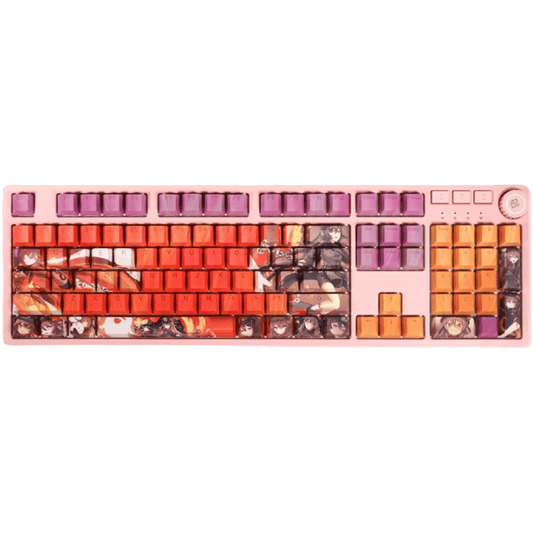 My Anime Keycaps Complete Set Genshin Impact: Hu Tao Backlit Red Keycap Set