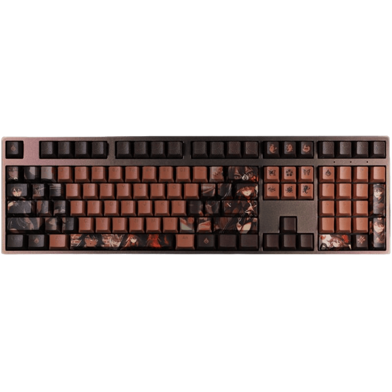 My Anime Keycaps Complete Set Genshin Impact: Hu Tao Brown Backlit Keycap Set