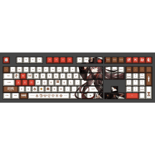 My Anime Keycaps Complete Set Genshin Impact: Hu Tao OEM Keycap Set