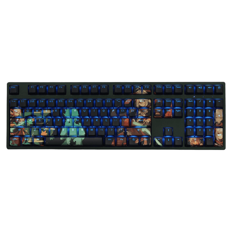 My Anime Keycaps Complete Set Genshin Impact: Kaedehara Kazuha Backlit Keycap Set