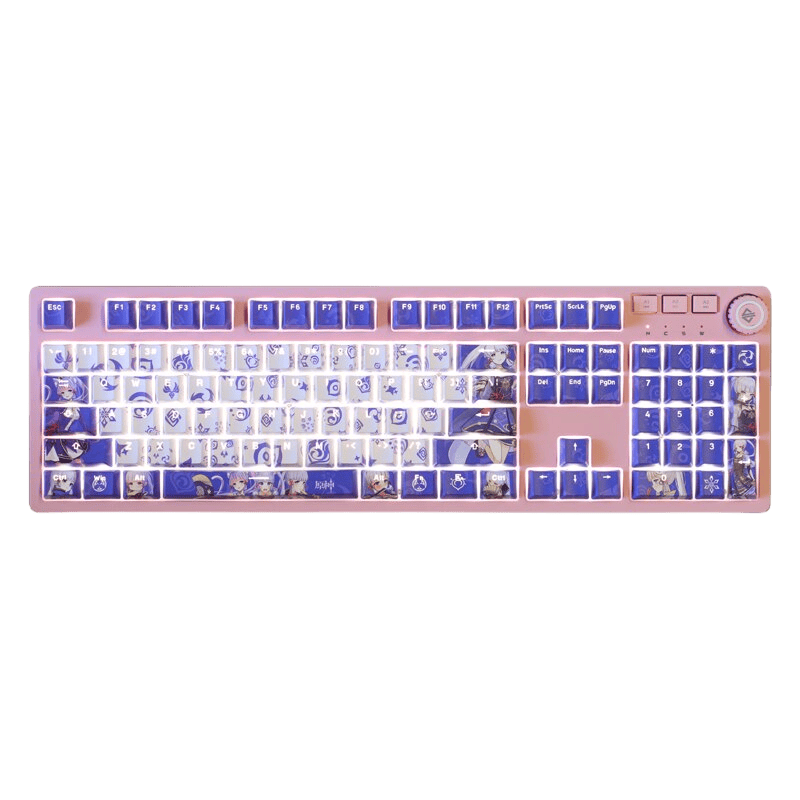 My Anime Keycaps Complete Set Genshin Impact: Kamisato Ayaka Backlit Keycap Set