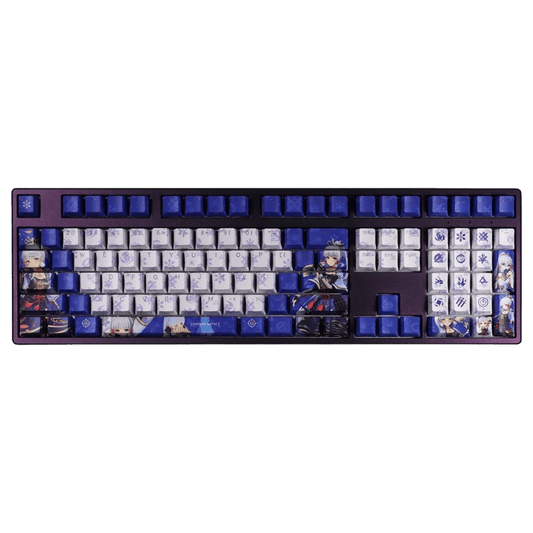 My Anime Keycaps Complete Set Genshin Impact: Kamisato Ayaka Blue Backlit Keycap Set