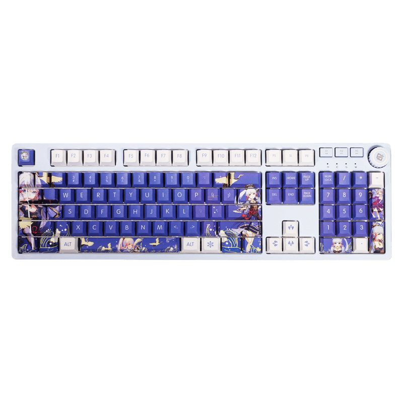 My Anime Keycaps Complete Set Genshin Impact: Kamisato Ayaka Blue Keycap Set