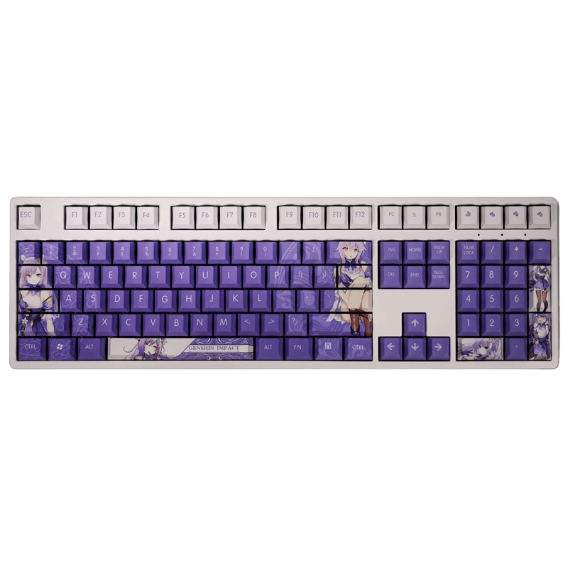 My Anime Keycaps Complete Set Genshin Impact: Keqing Keycap Set