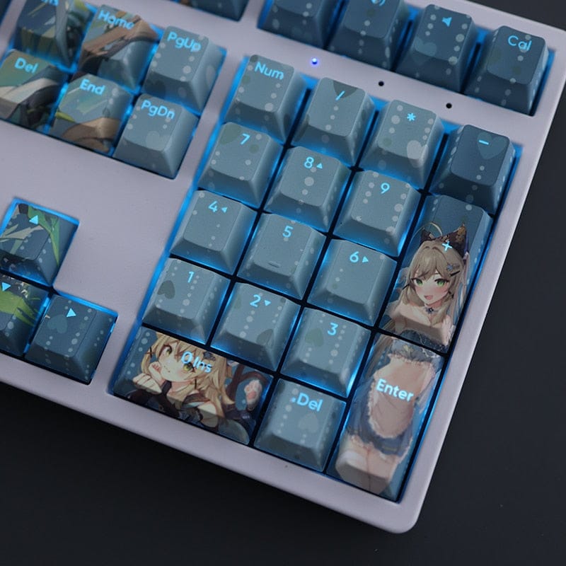 My Anime Keycaps Complete Set Genshin Impact: Kirara Backlit Keycap Set