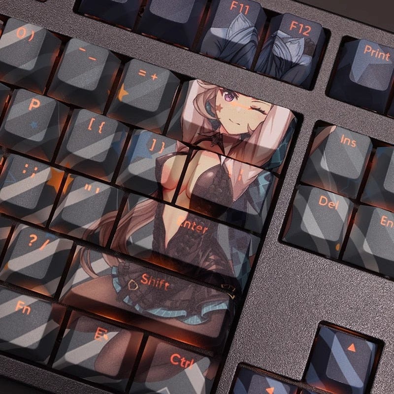 My Anime Keycaps Complete Set Genshin Impact: Lynette Backlit Keycap Set