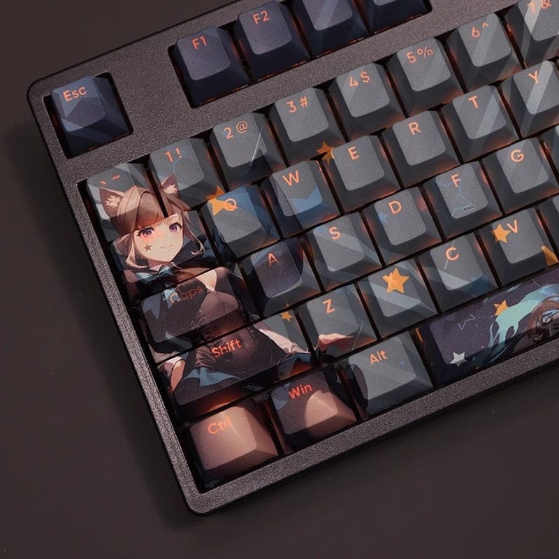 My Anime Keycaps Complete Set Genshin Impact: Lynette Backlit Keycap Set