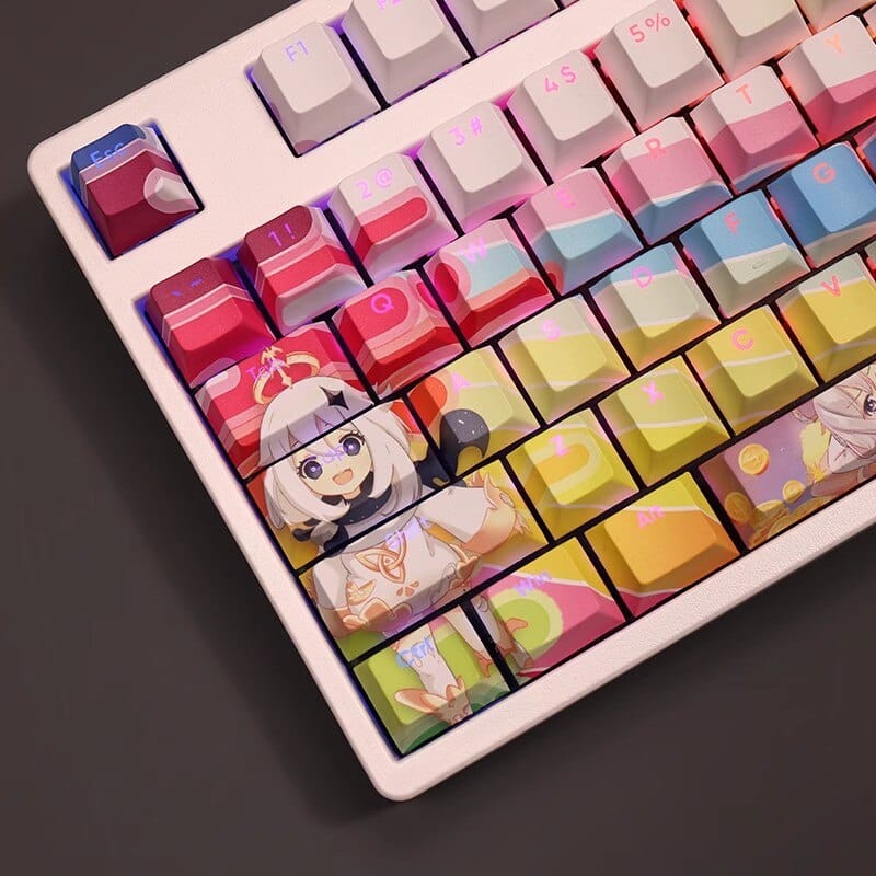 My Anime Keycaps Complete Set Genshin Impact: Paimon Backlit Keycap Set