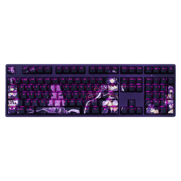 My Anime Keycaps Complete Set Genshin Impact: Raiden Shogun Backlit OEM Keycap Set