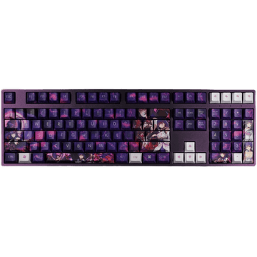 My Anime Keycaps Complete Set Genshin Impact: Raiden Shogun Blue Keycap Set