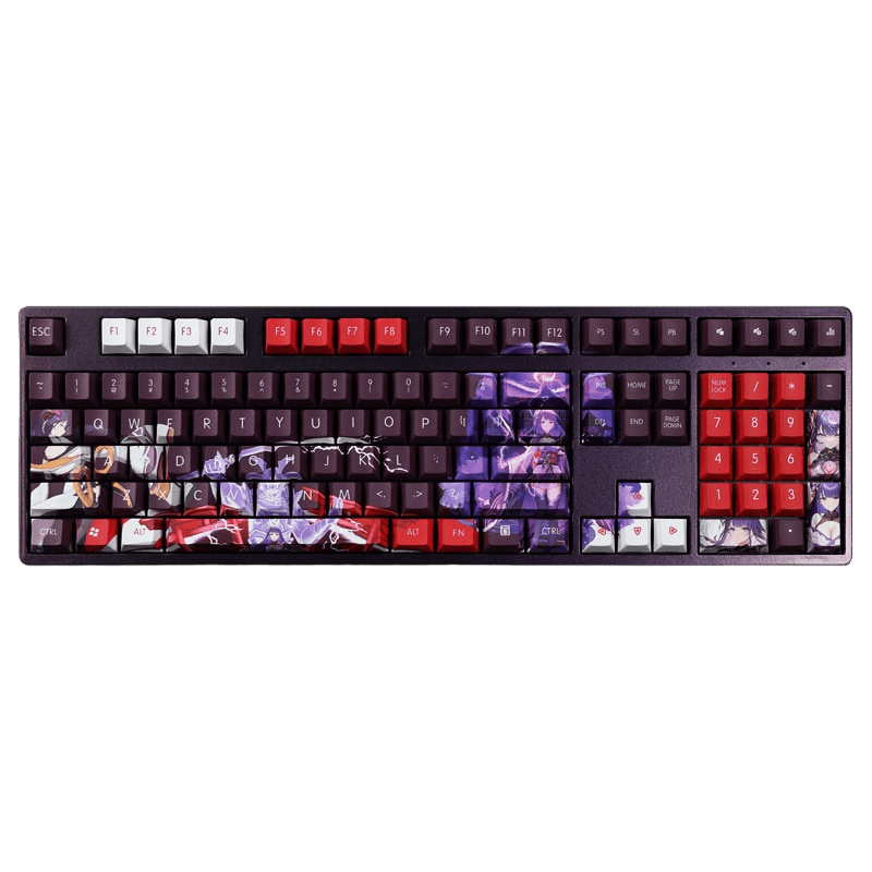My Anime Keycaps Complete Set Genshin Impact: Raiden Shogun Brown Keycap Set