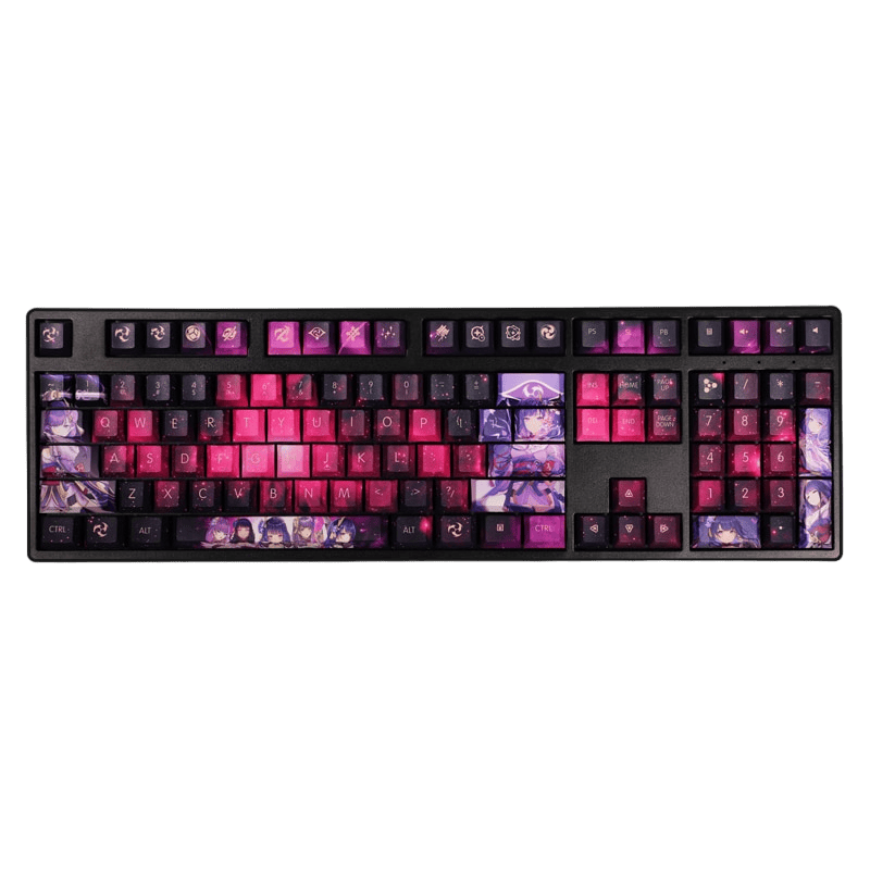 My Anime Keycaps Complete Set Genshin Impact: Raiden Shogun Keycap Set