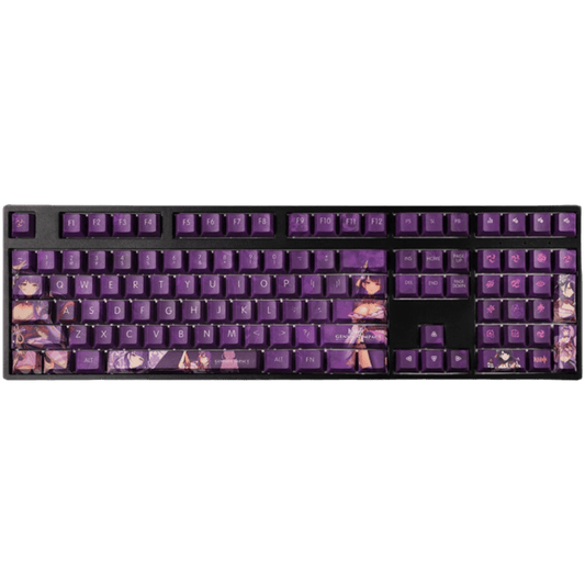My Anime Keycaps Complete Set Genshin Impact: Raiden Shogun Purple Keycap Set