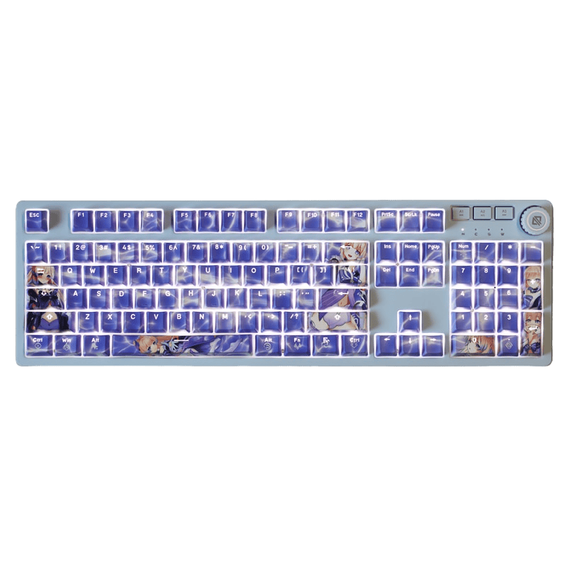 My Anime Keycaps Complete Set Genshin Impact: Sangonomiya Kokomi Backlit Keycap Set