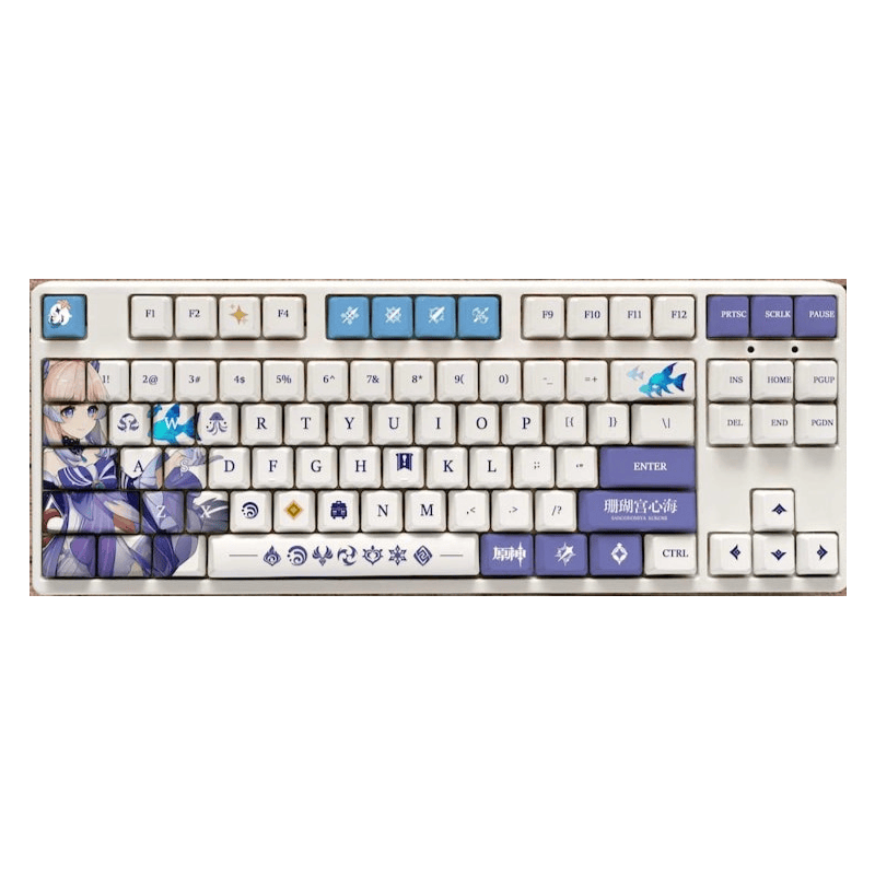 My Anime Keycaps Complete Set Genshin Impact: Sangonomiya Kokomi OEM Keycap Set