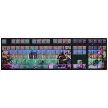 My Anime Keycaps Complete Set Genshin Impact: Shenhe Backlit Keycap Set