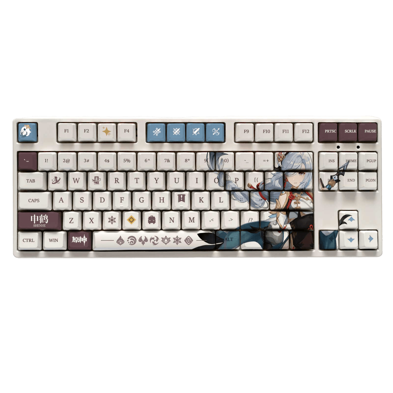 My Anime Keycaps Complete Set Genshin Impact: Shenhe OEM Keycap Set