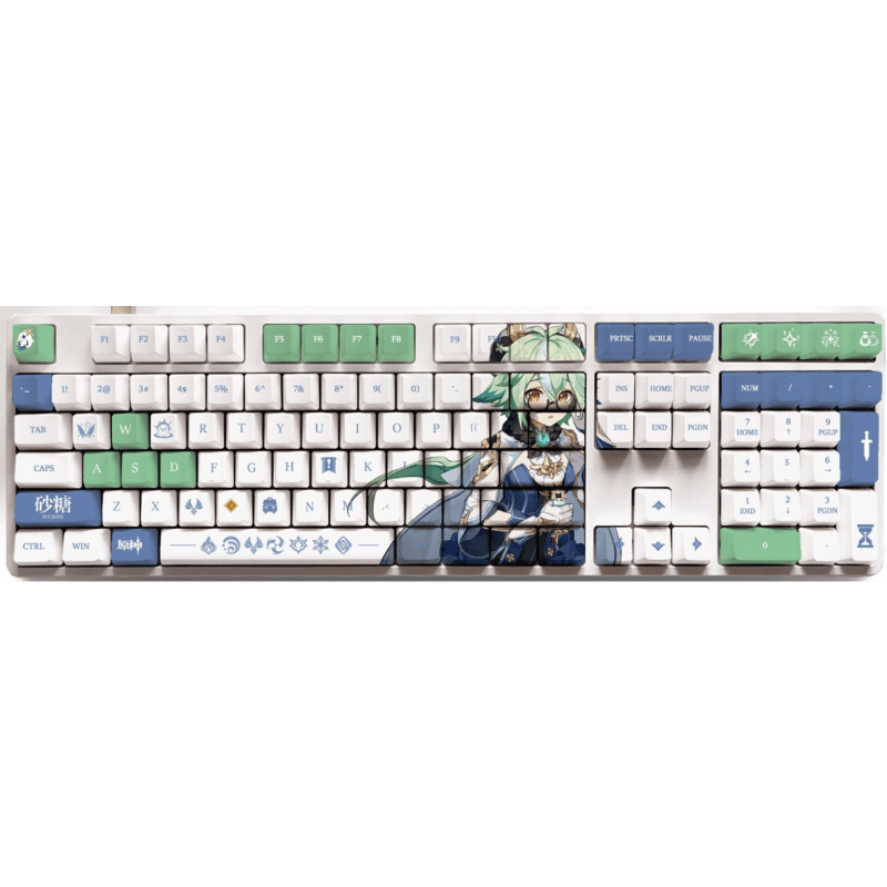 My Anime Keycaps Complete Set Genshin Impact: Sucrose OEM Keycap Set