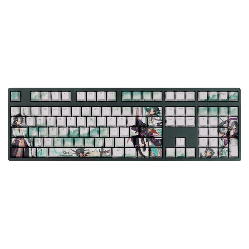 My Anime Keycaps Complete Set Genshin Impact: Xiao Backlit Keycap Set