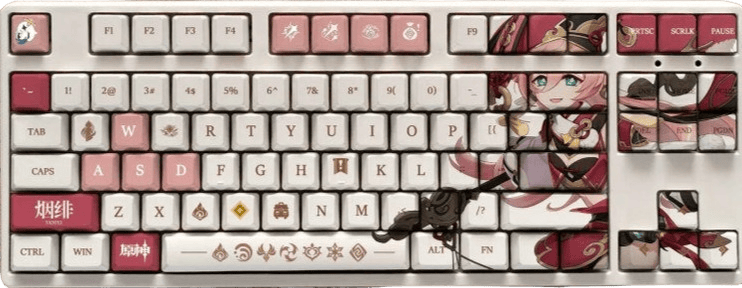 My Anime Keycaps Complete Set Genshin Impact: Yanfei OEM Keycap Set