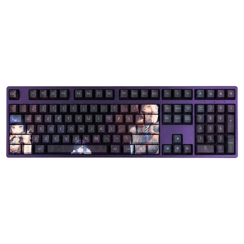 My Anime Keycaps Complete Set Genshin Impact: Yelan Black Keycap Set