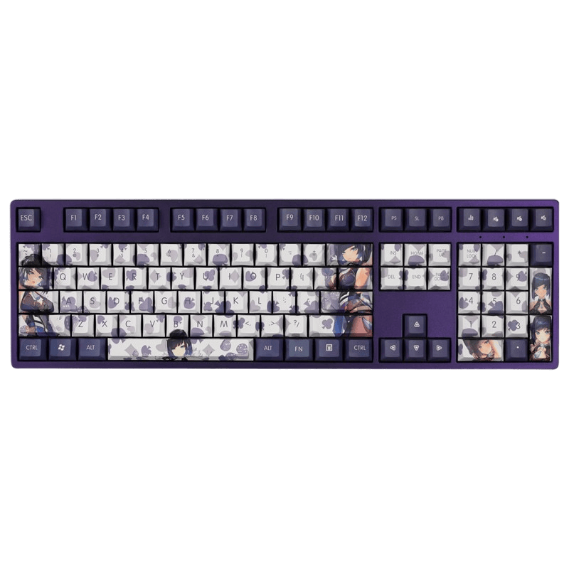 My Anime Keycaps Complete Set Genshin Impact: Yelan White Keycap Set